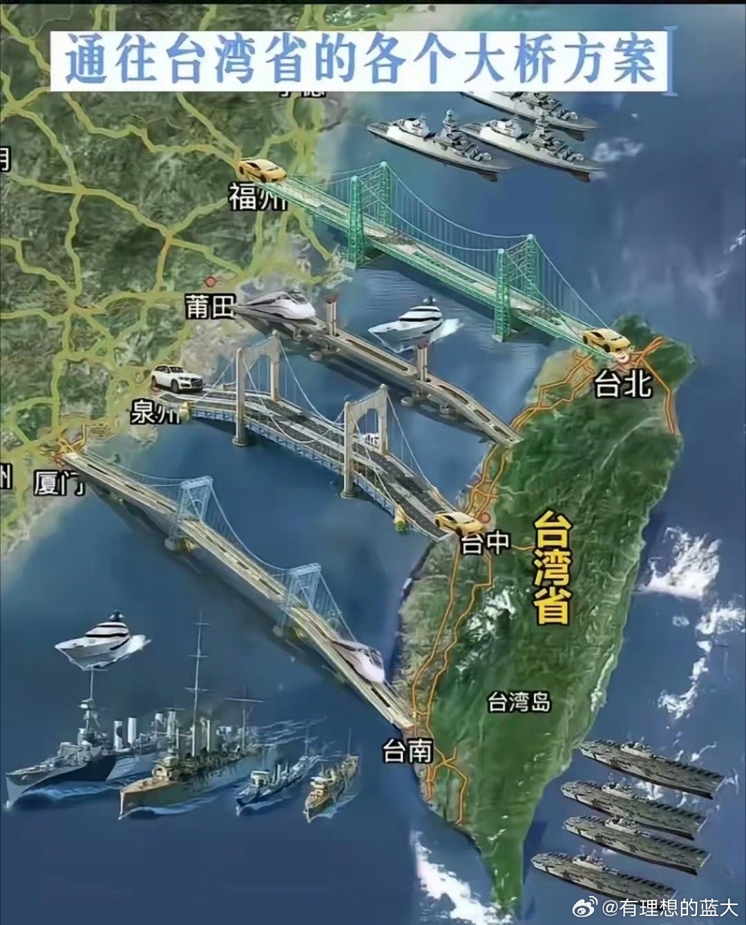 大陆和台湾方面合作,两岸小日常，友情之桥