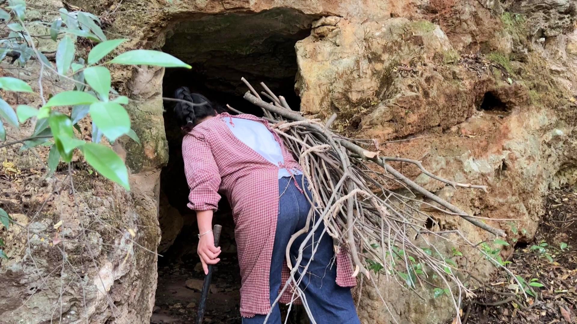 外来媳妇山洞吃野果充饥传闻揭秘，假的！