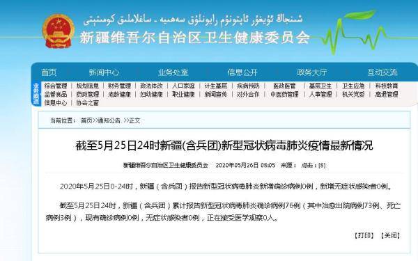 新疆新型肺炎最新动态更新，最新情况概述
