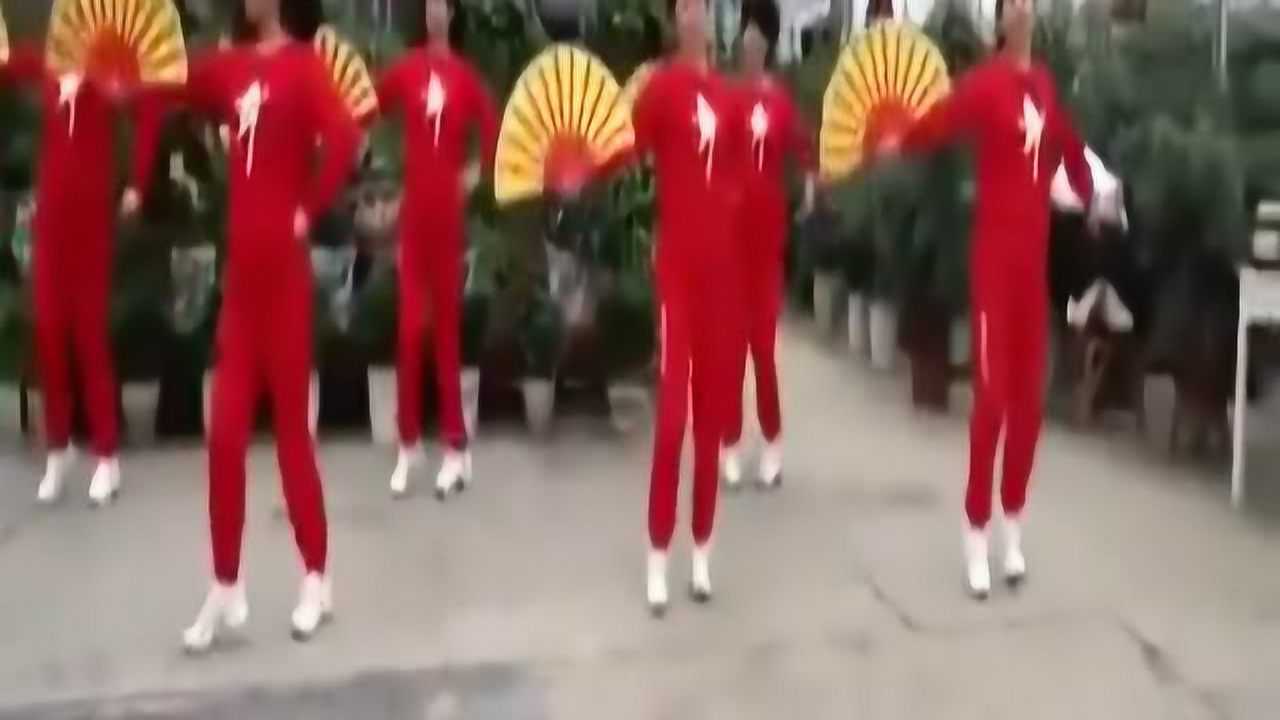 最新扇子舞广场舞，舞动健康与快乐的旋律